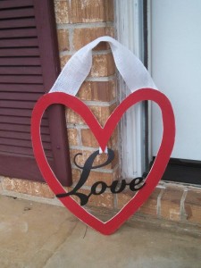 Valentines Day Door Hanger